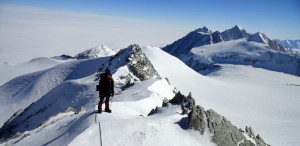 Me on Vinson's west ridge