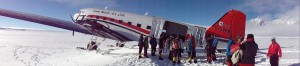 Panoramic of loading the DC-3