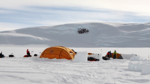 ANI's dome-style cook tent at Low Camp (9,300')