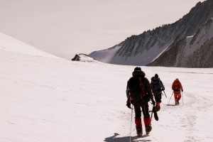 Heading back down to High Camp