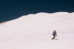 Crystal's east face is a really fun ski