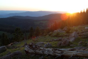 Sunset from Red & White Mountain