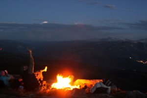 A great campfire and outstanding views of the mountains, valleys, & constellations
