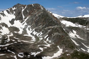 Father Dyer's east ridge as seen from Mt. Helen's summit