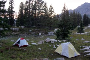 Our basecamp at the Zodiac Ponds