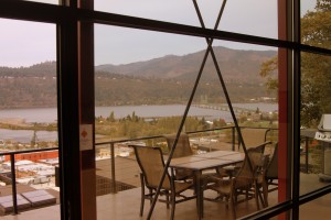 Hood River & the Columbia River from our groomsmen pad