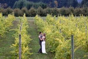 Rob & Hanna among the vineyards