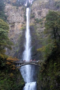 Kristine & I stopped at Multnomah Falls on the way back to Portland to stretch the legs and get a quick hike