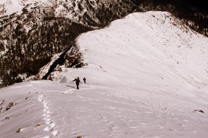 Kristine & Mike on the east ridge