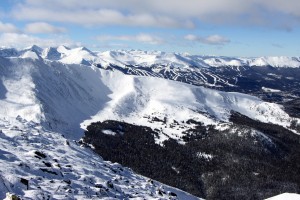 Breckenridge & the Tenmile Range from Guyot's summit