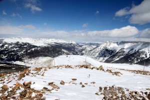 Looking north from Copper Mountain's summit