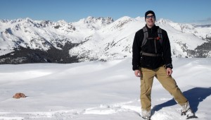 Chris on the summit of Uneva Peak