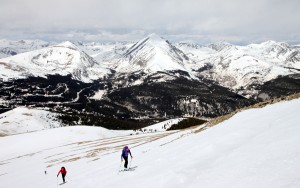 A little steeper portion on the continuous snow line