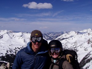 Caleb & Jennie Wray on Buffalo's summit