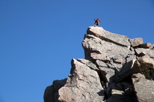 Brian on the summit of Peak L