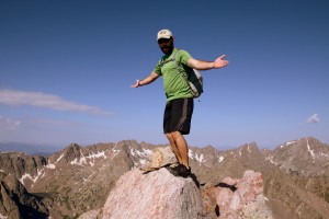 Rick on the summit of Peak L (13,213')