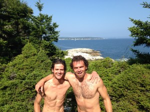 Chris and I after the cliff jump