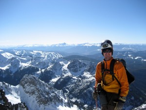 Me on Peak C's summit on a stunning November day