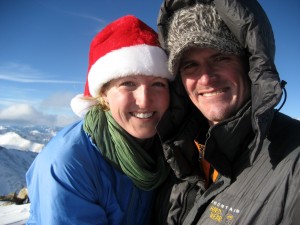 Me and Kristine on the summit