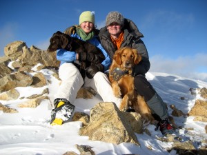 All four of us on Elbert‘s summit (Merry Christmas Eve from the top of CO!)