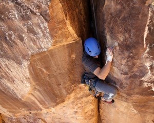 Mike on the lower corner system of 100' Hands