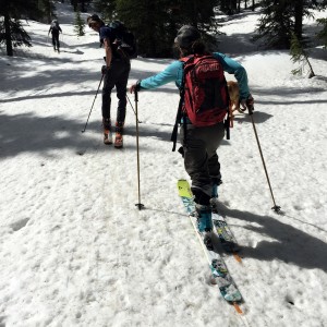 Finally, we're on skis!