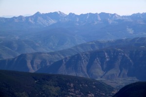 Vail's back bowls and the northern Gore Range