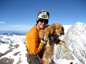 Me & Rainier on the summit of Peak C on November 3, 2007 with Mt. Powell behind