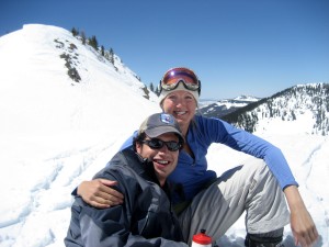 Kristine & Tim on the ridge