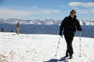 Steve reaching Mt. Elbert's summit!