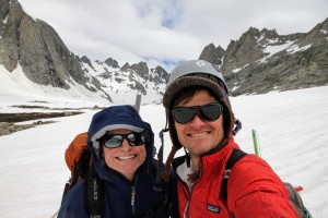 Me & Kev in Upper Titcomb Basin on the way out